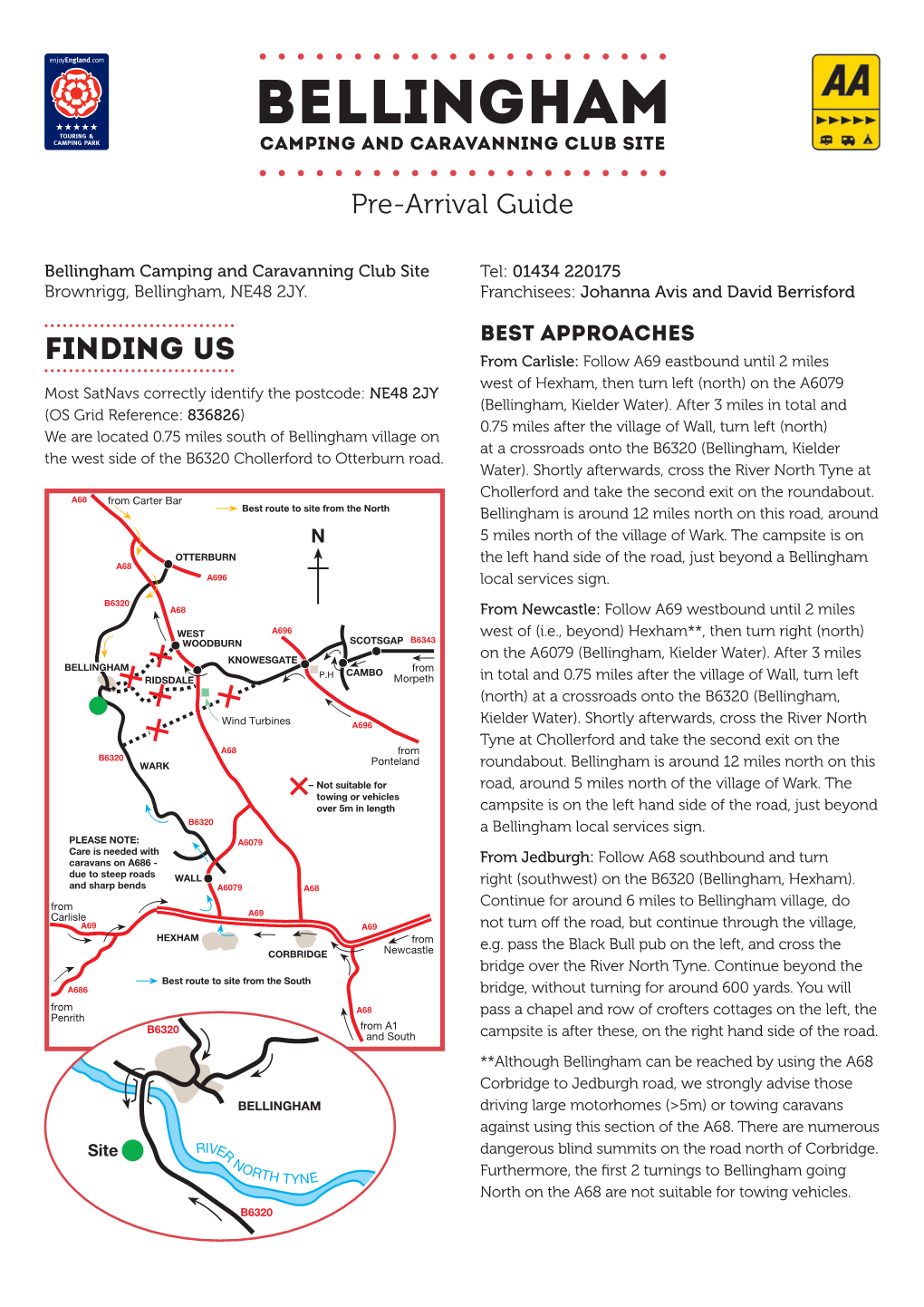 Bellingham Camping and Caravanning Club Site