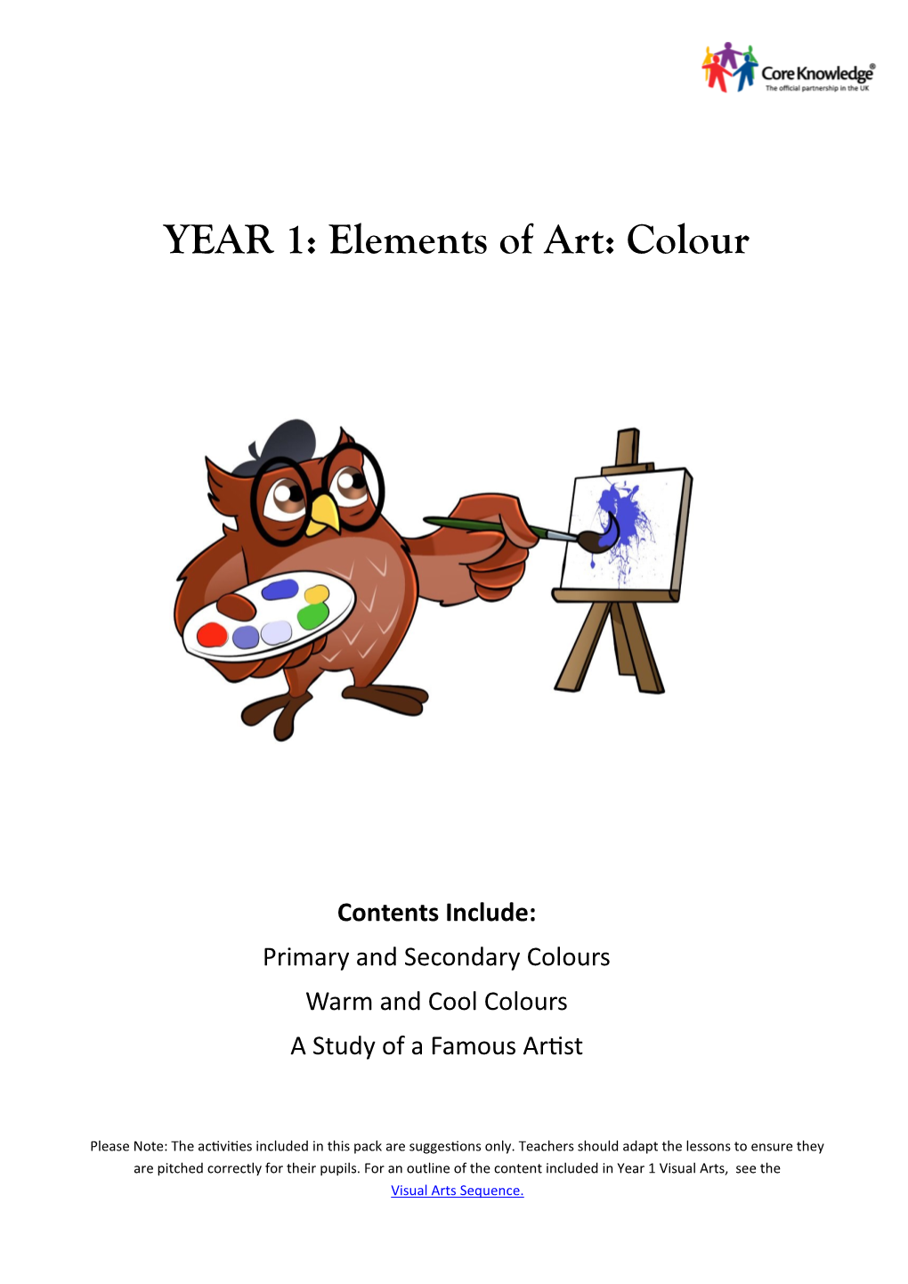 YEAR 1: Elements of Art: Colour