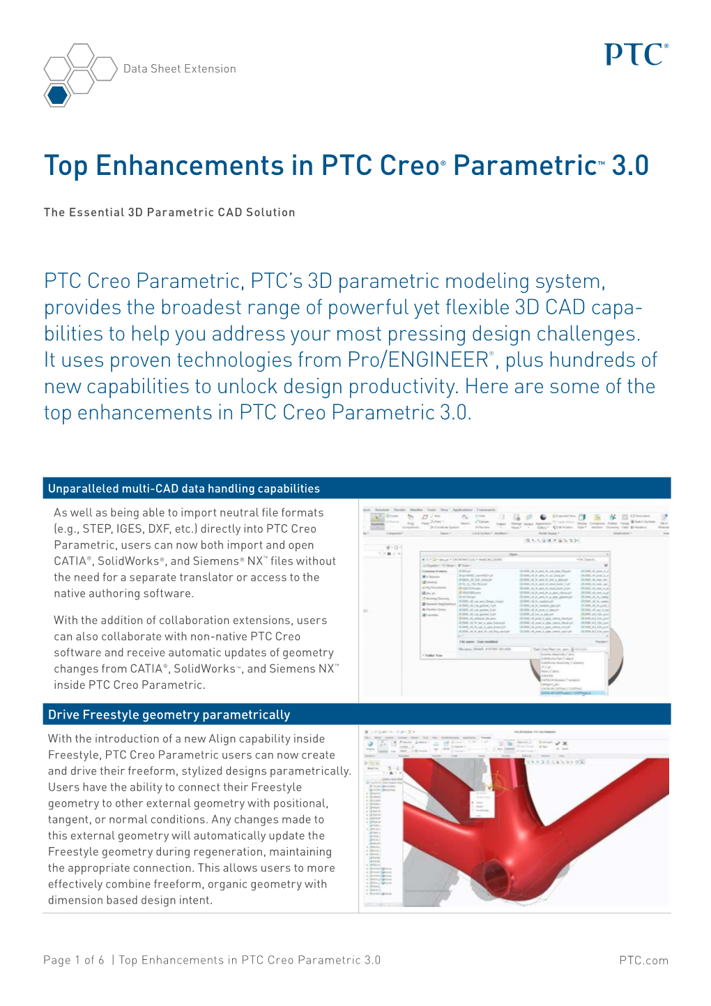 Top Enhancements in PTC Creo® Parametric™ 3.0