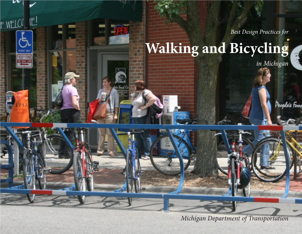 Best Design Practices for Walking and Bicycling in Michigan