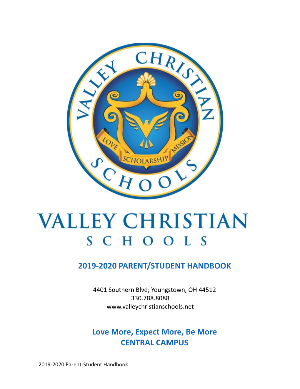 2019-2020 Parent/Student Handbook