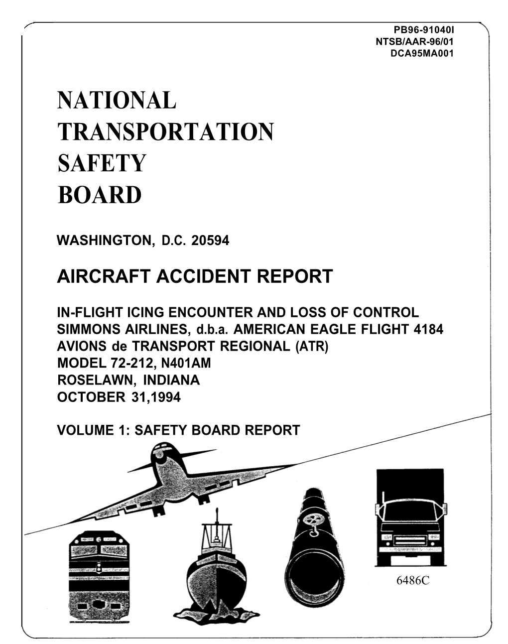 In-Flight Icing Encounter and Loss of Control, Simmons Airlines, D.B.A