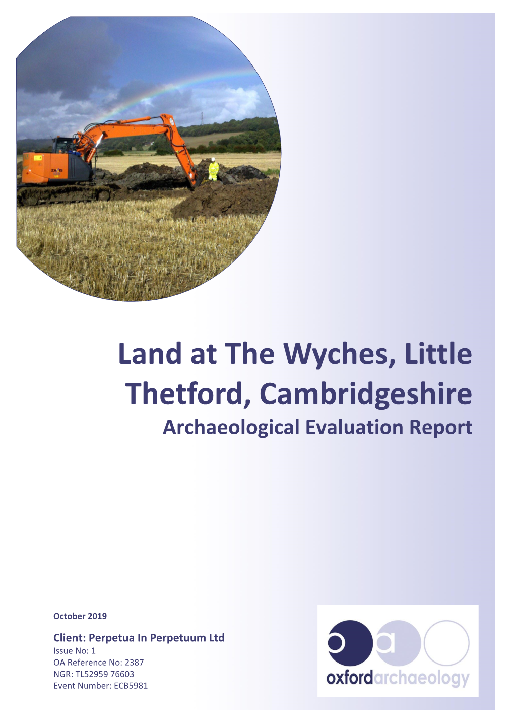 Land at the Wyches, Little Thetford, Cambridgeshire Version 1