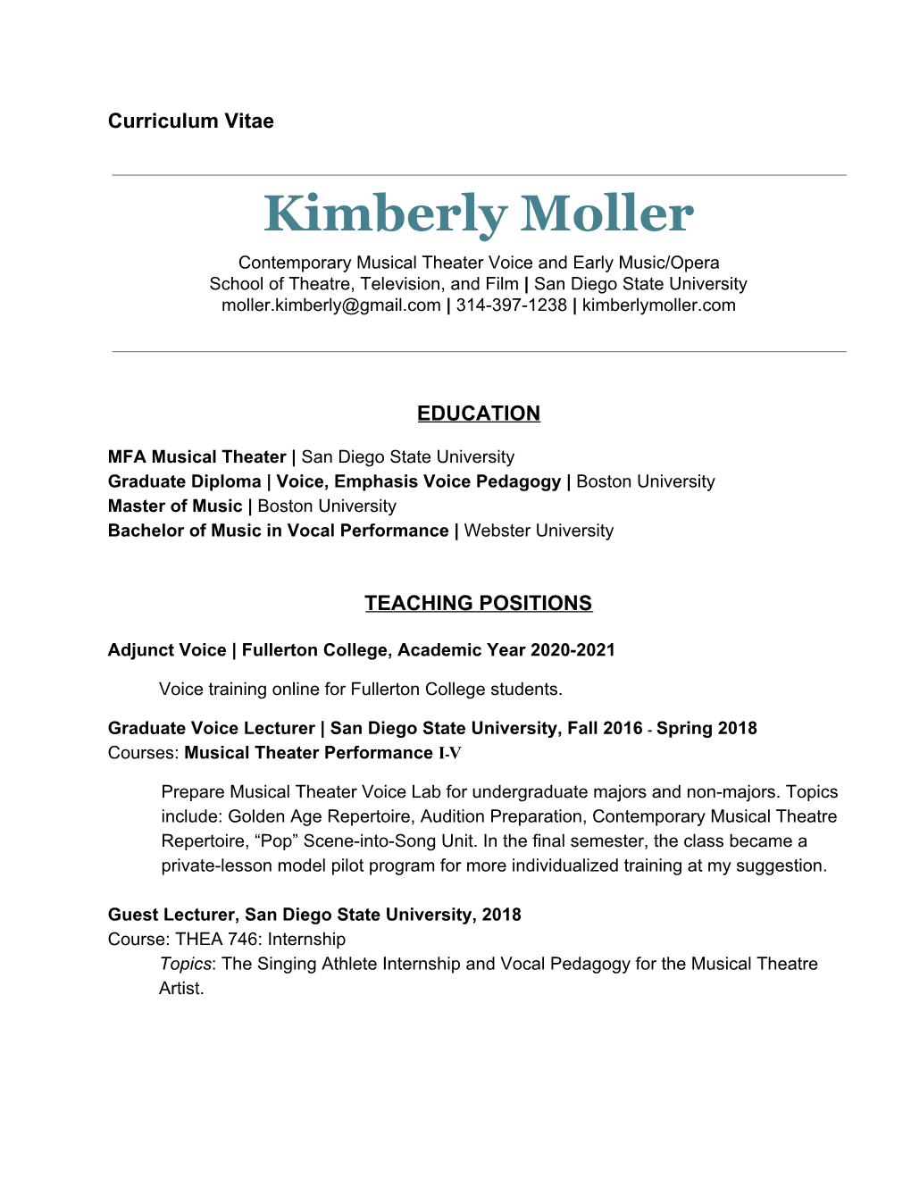 Kimberly Moller