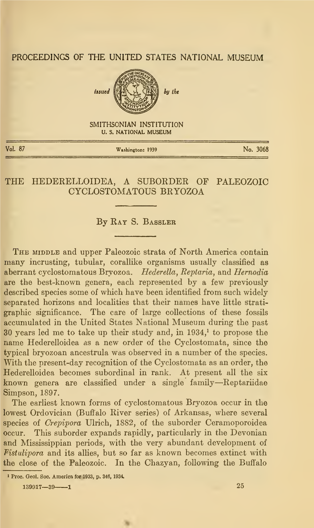 Proceedings of the United States National Museum