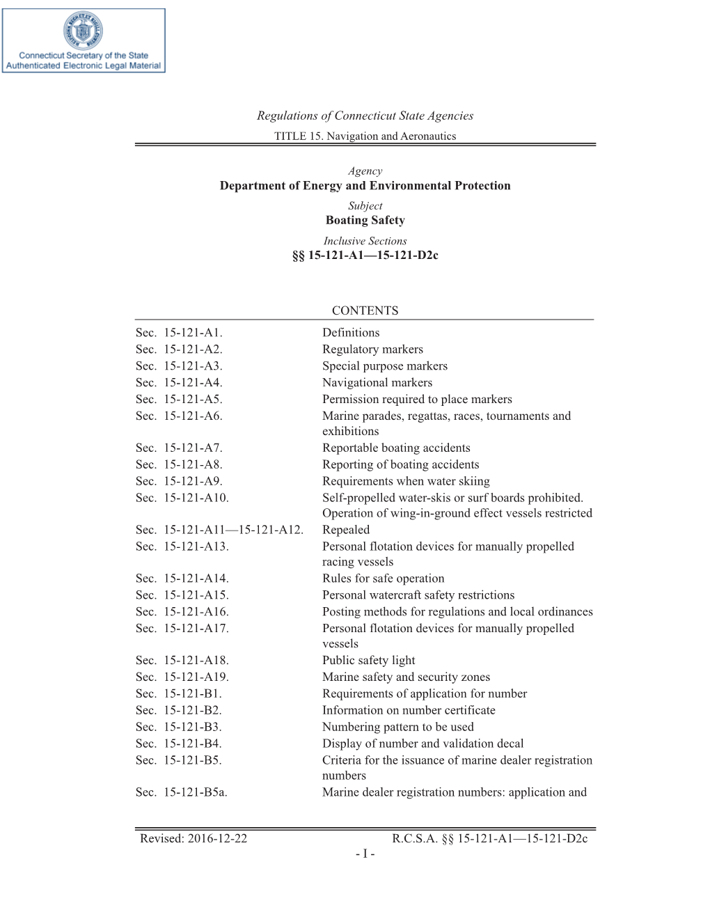 TITLE 15. Navigation and Aeronautics