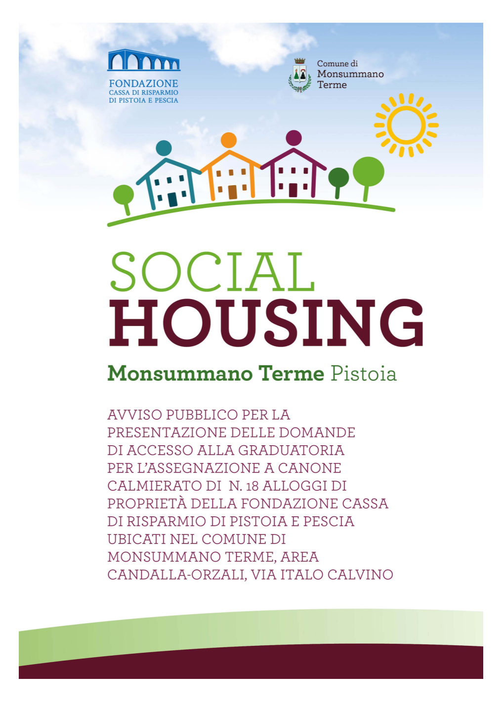 Bando Social Housing Monsummano