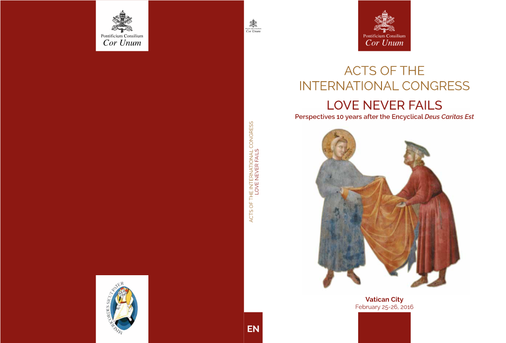 Perspectives 10 Years After the Encyclical Deus Caritas Est