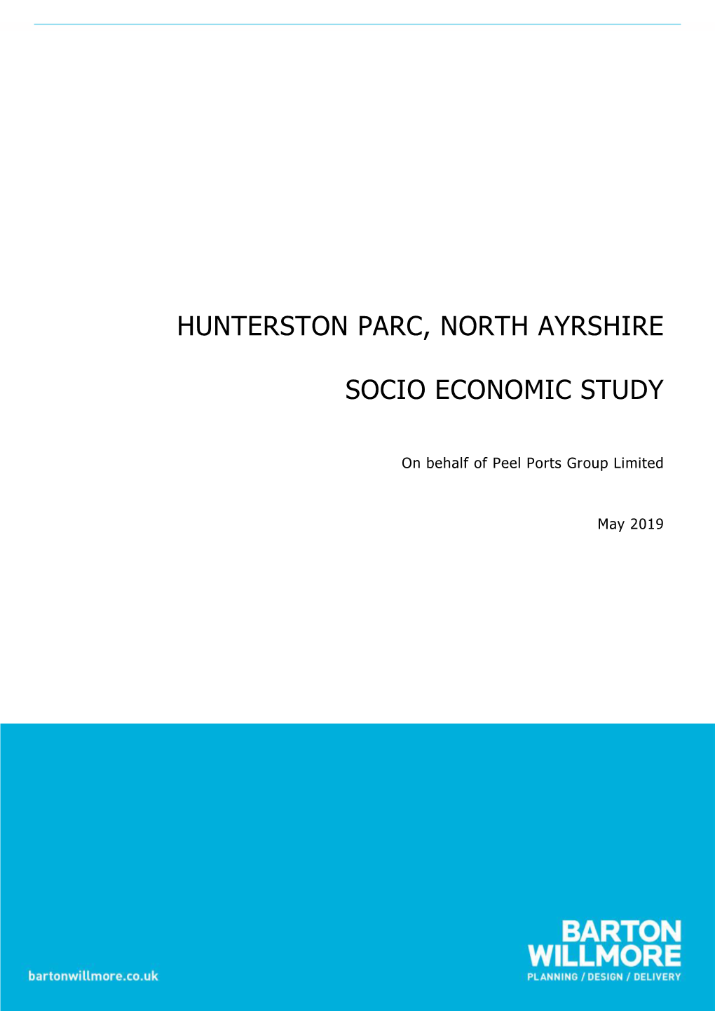 Hunterston Parc, North Ayrshire Socio Economic