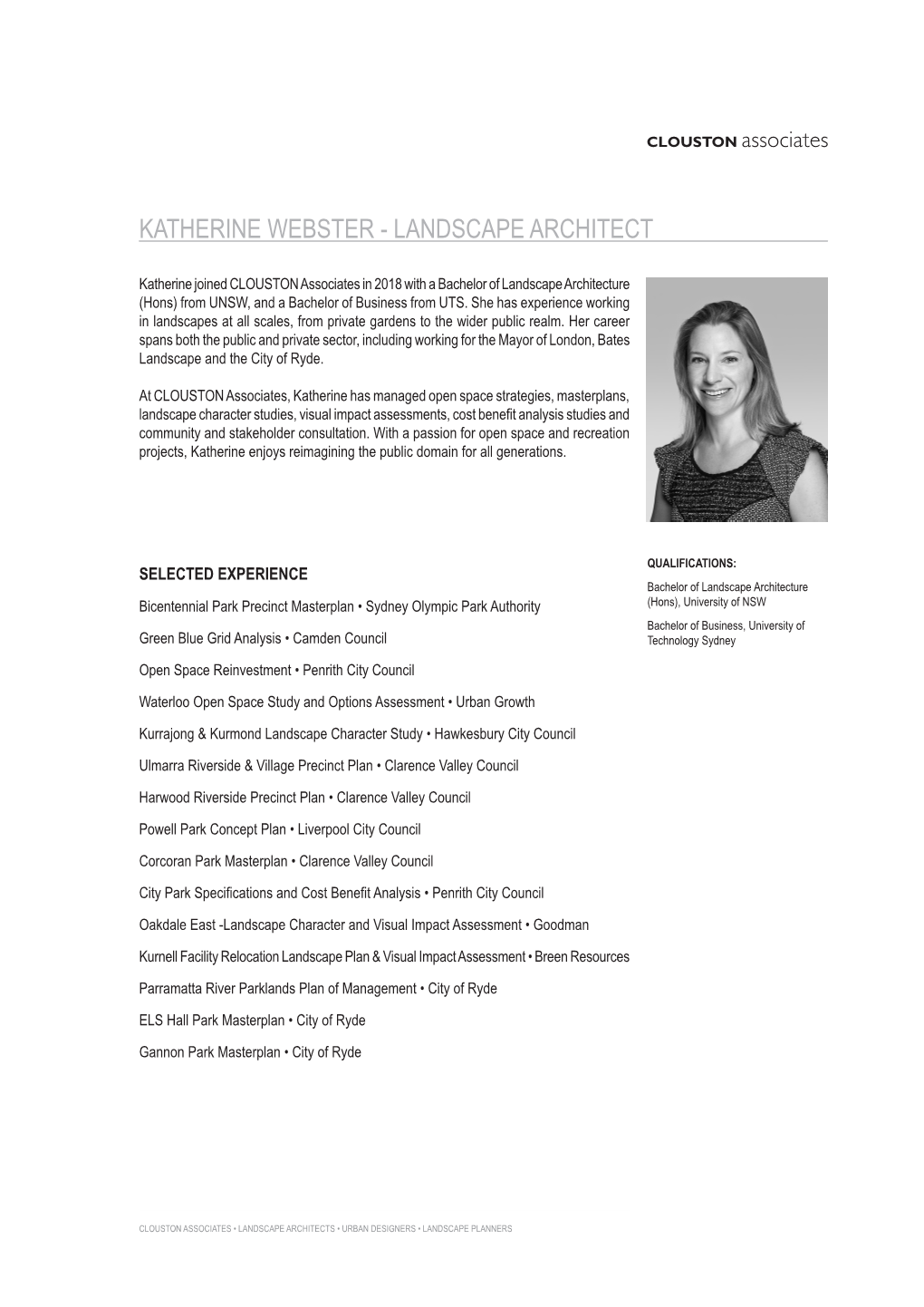 Katherine Webster - Landscape Architect