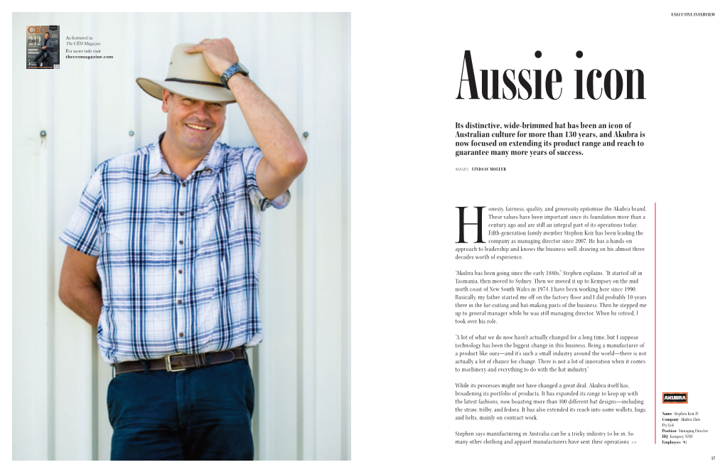 Its Distinctive, Wide-Brimmed Hat Has Been an Icon of Australian Culture