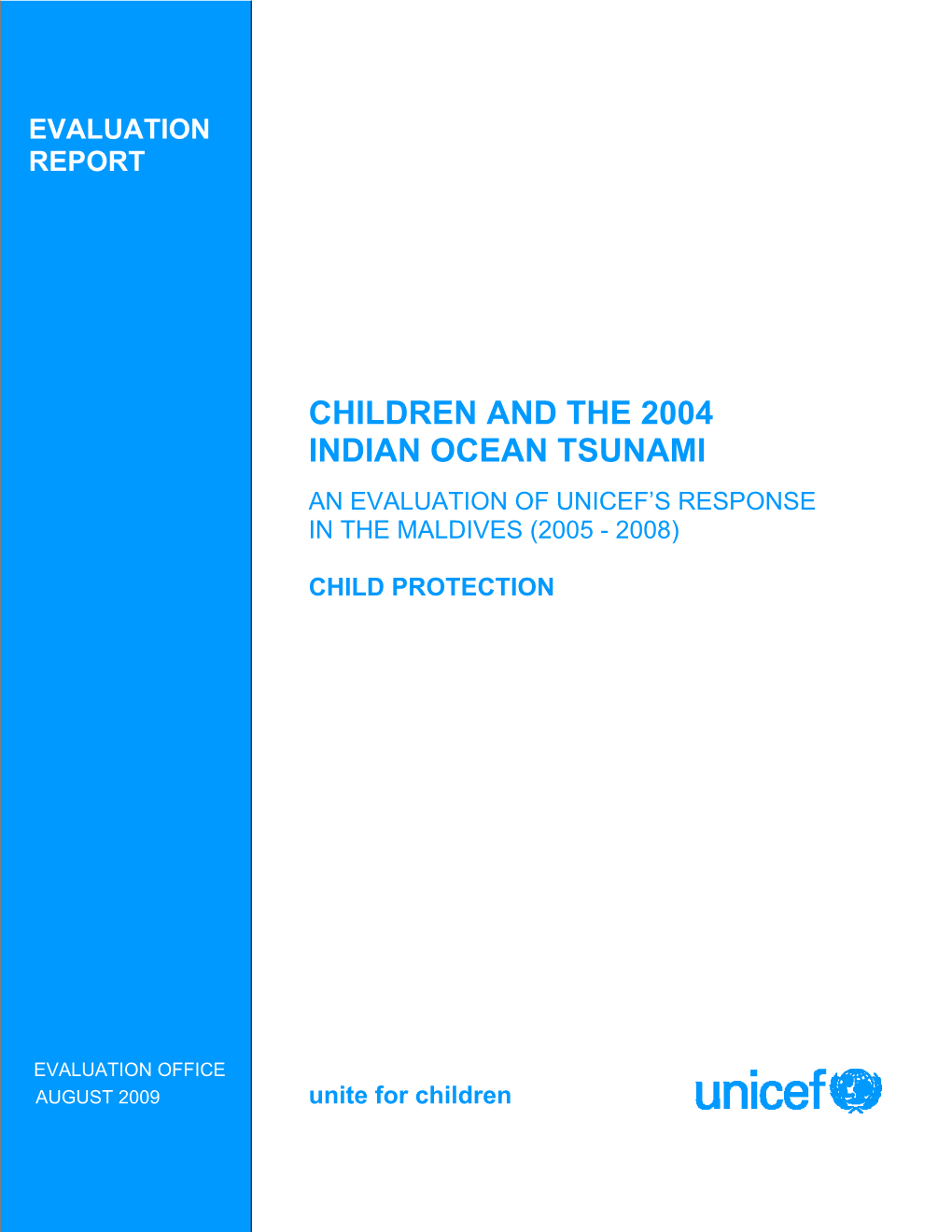 Children and the 2004 Indian Ocean Tsunami