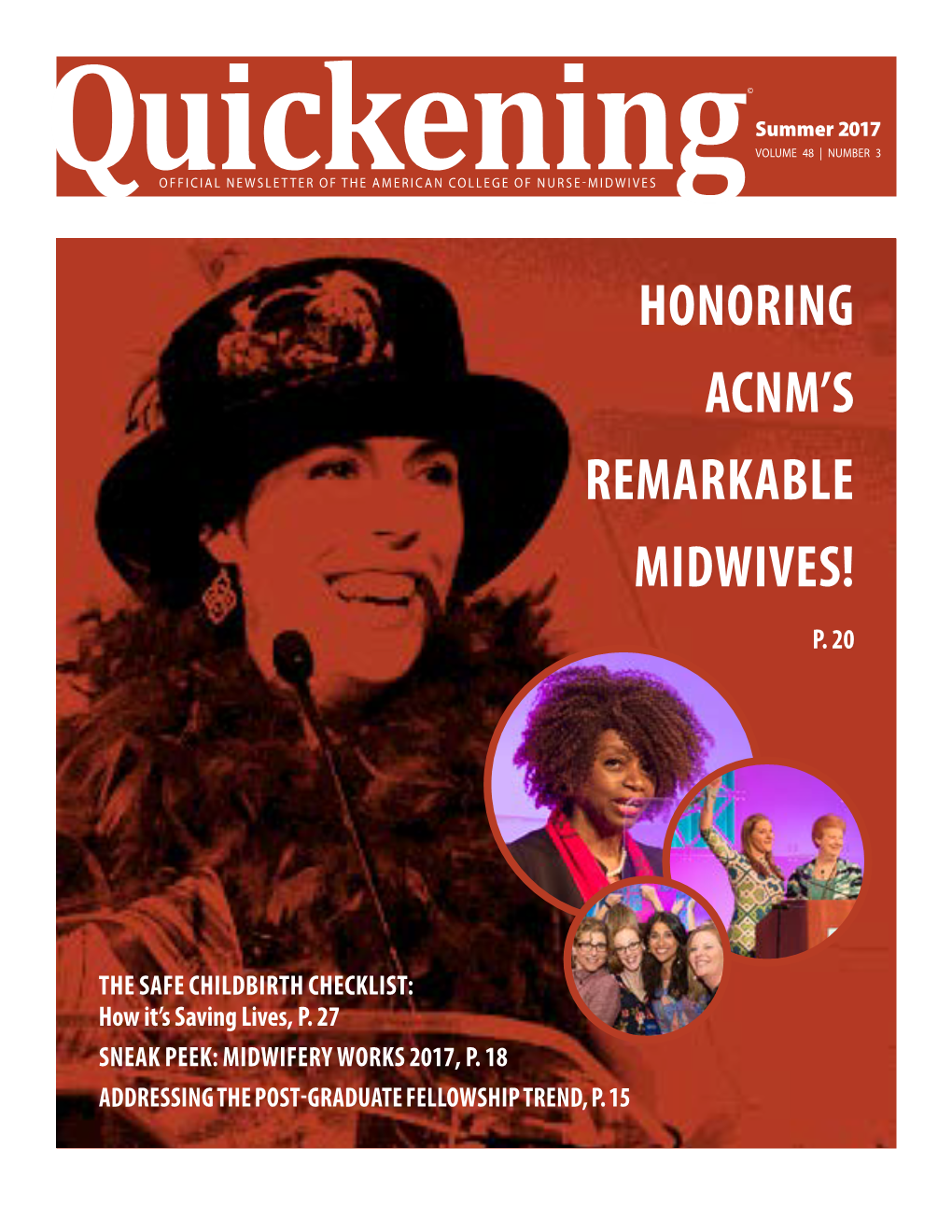 Honoring Acnm's Remarkable Midwives!