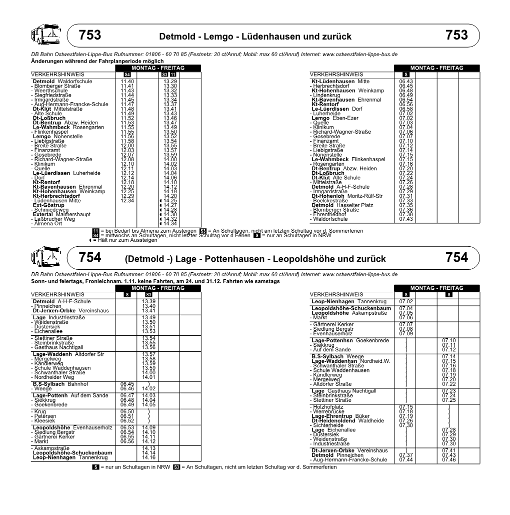 Detmold - Lemgo - Lüdenhausen Und Zurück 753