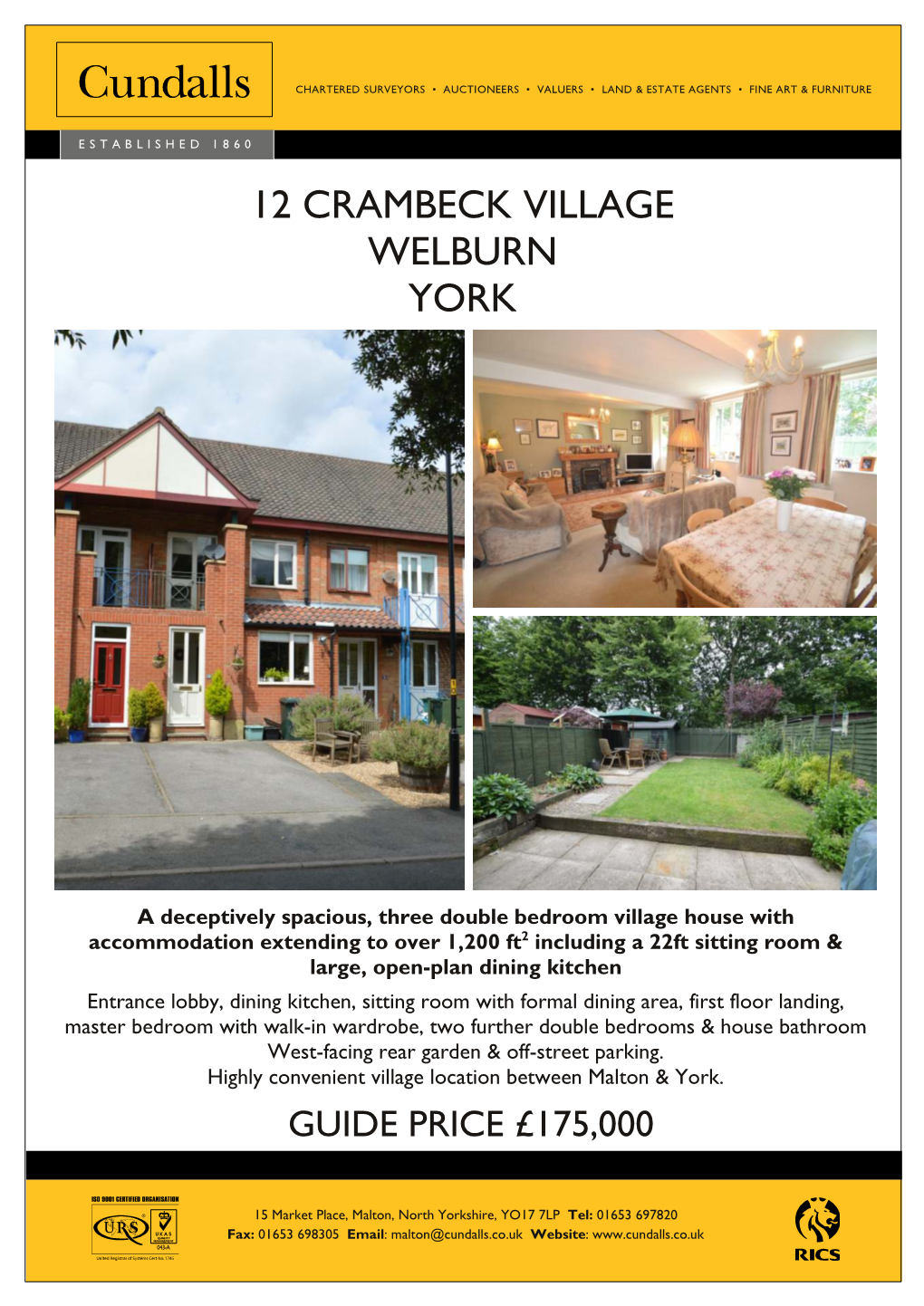 12 Crambeck Village Welburn York