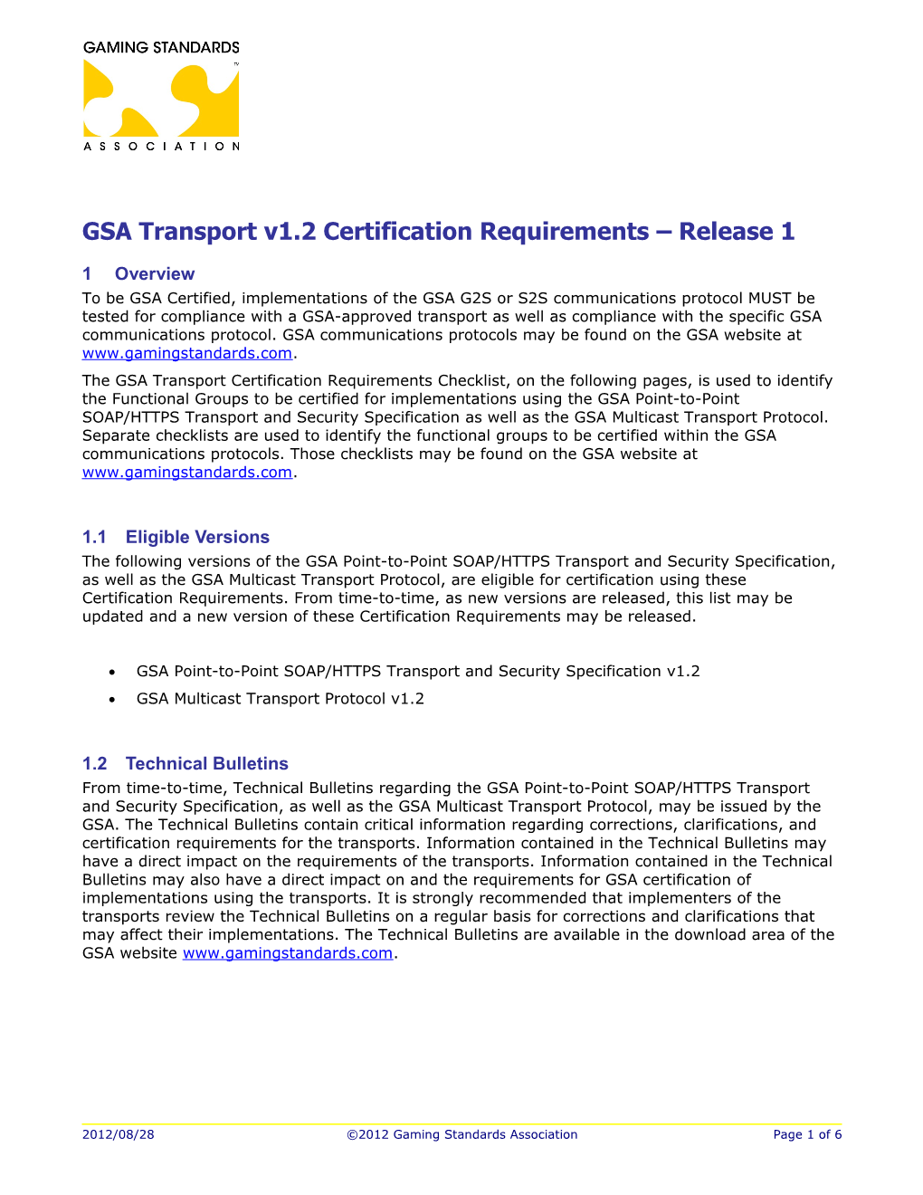 Gsa Certification Requirements Checklist - G2s 1.0.3