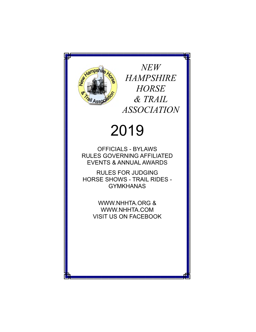 NHHTA 2019 Rule Book