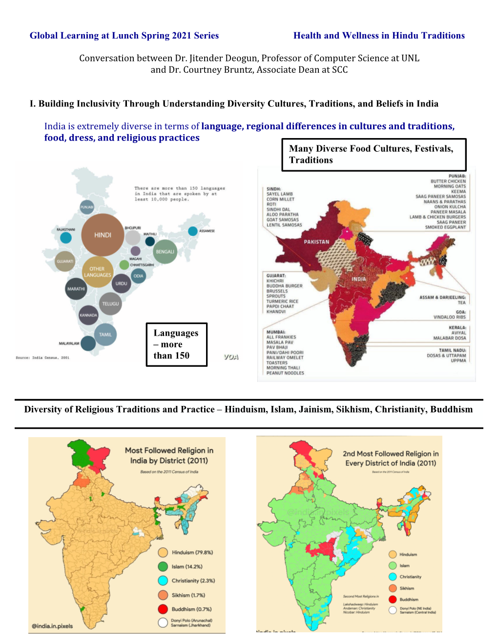 Global Learning at Lunch Spring 2021 Series Health and Wellness in Hindu Traditions Conversation+Between+Dr.+Jitender+Deogun,+P