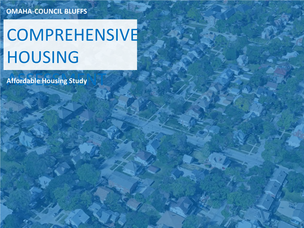 Comprehensive Housing Assessment Slides