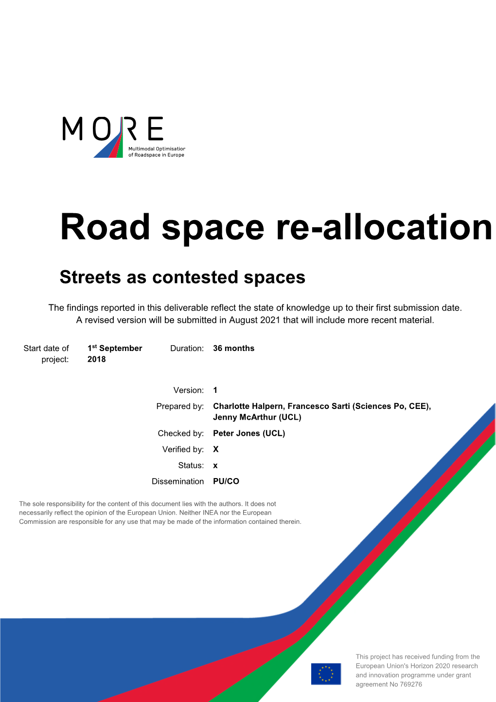 “Road Space Re-Allocation – Streets As Contested Spaces”