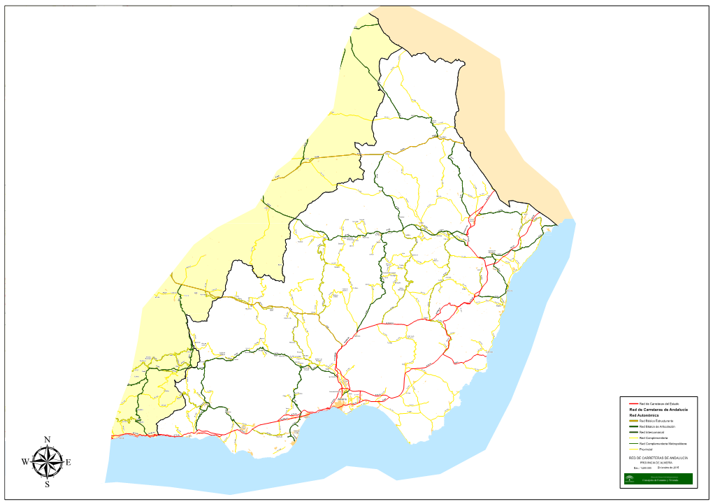 Red De Carreteras De Andalucía