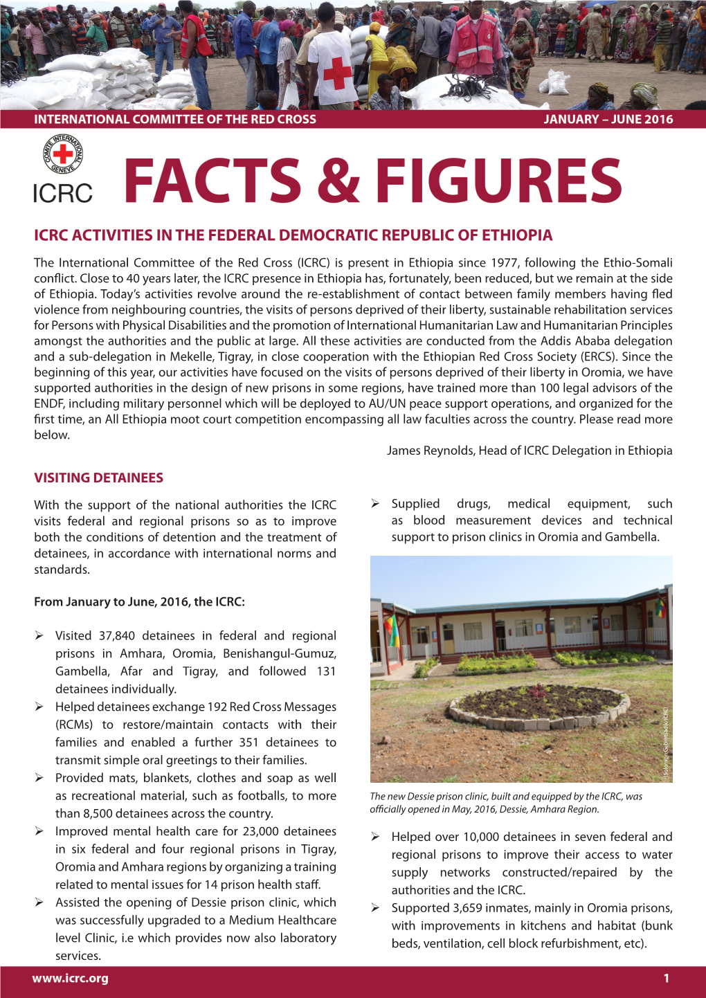 Icrc Activities in the Federal Democratic Republic Of