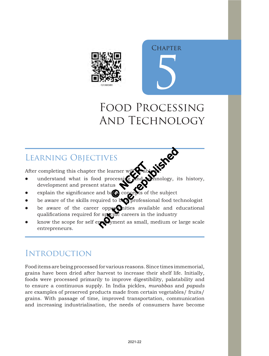 Food Processing and Technology