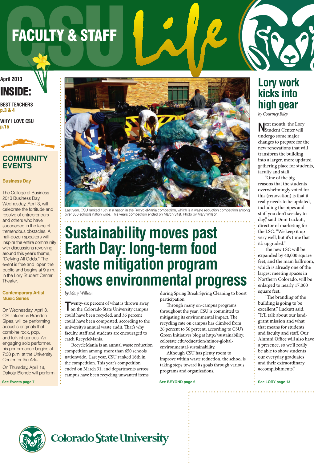 Long-Term Food Waste Mitigation Program Shows
