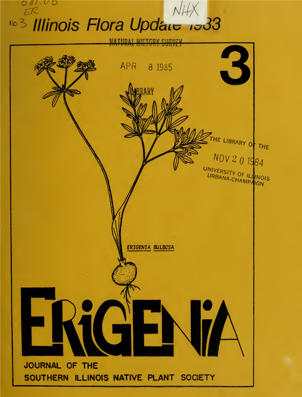 Erigenia : Journal of the Southern Illinois Native Plant Society