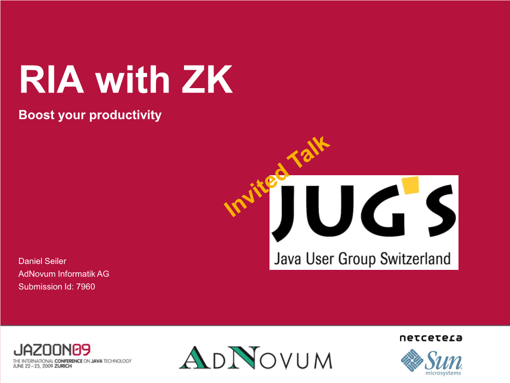 RIA with ZK Boost Your Productivity