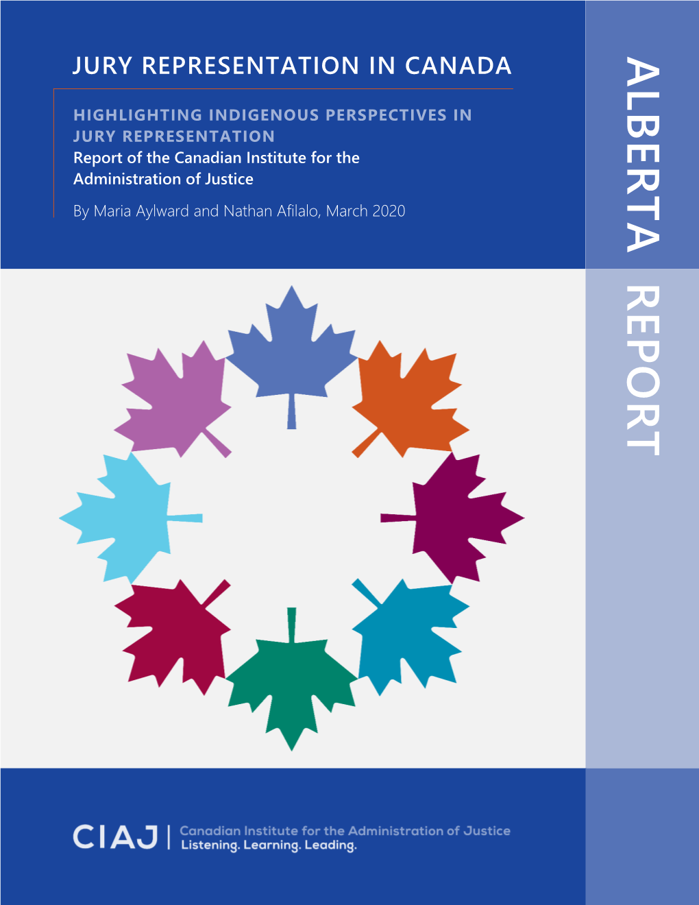 Alberta Report on Jury Representation in Canada