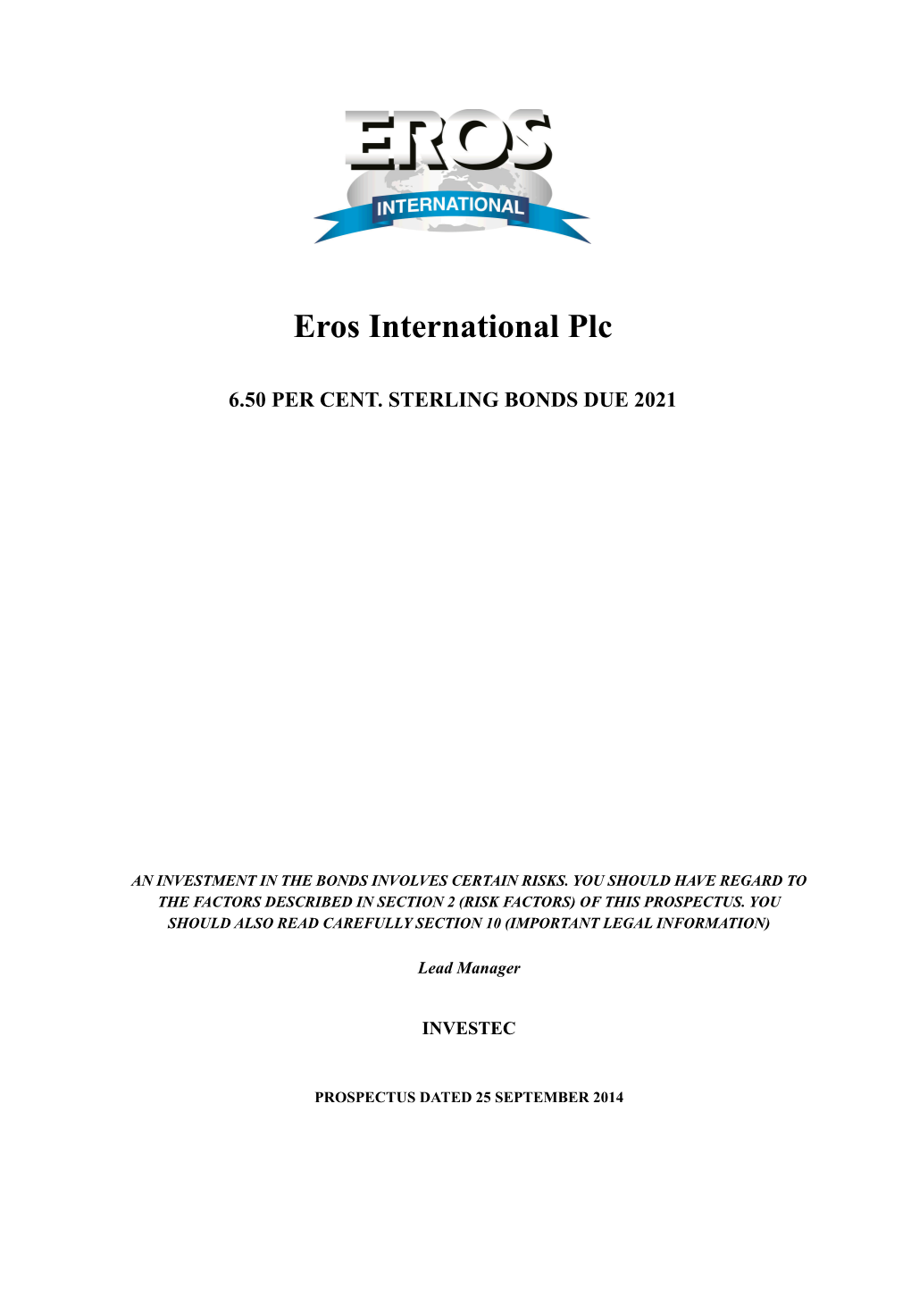 Eros International Plc