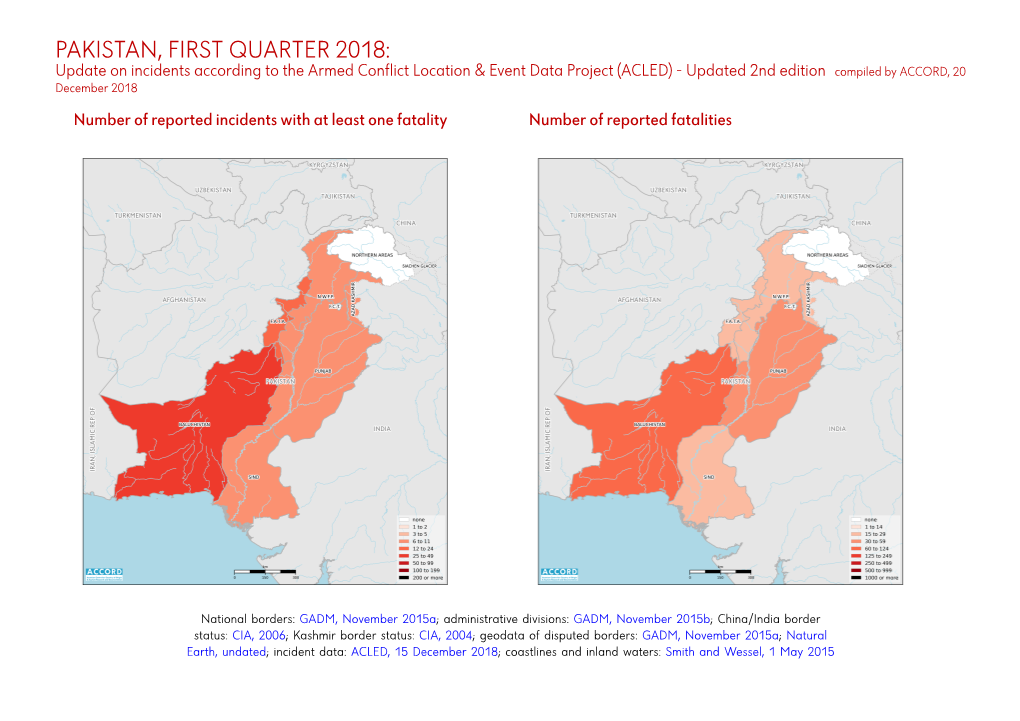 Pakistan, First Quarter 2018