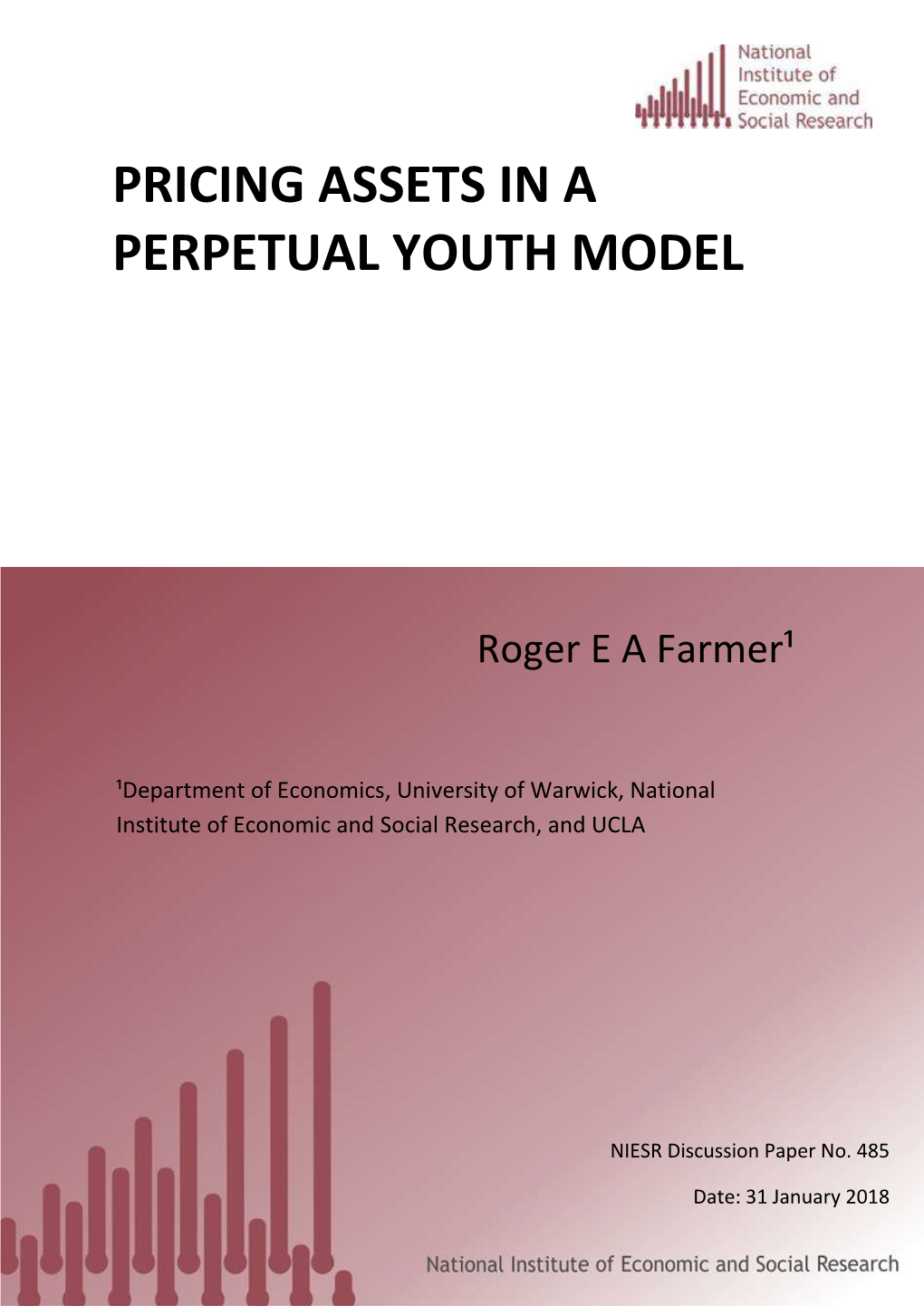 Pricing Assets in a Perpetual Youth Model