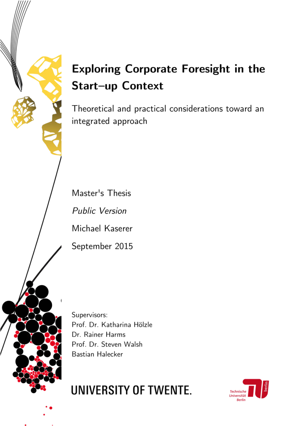 2.2 Perspectives on Corporate Foresight