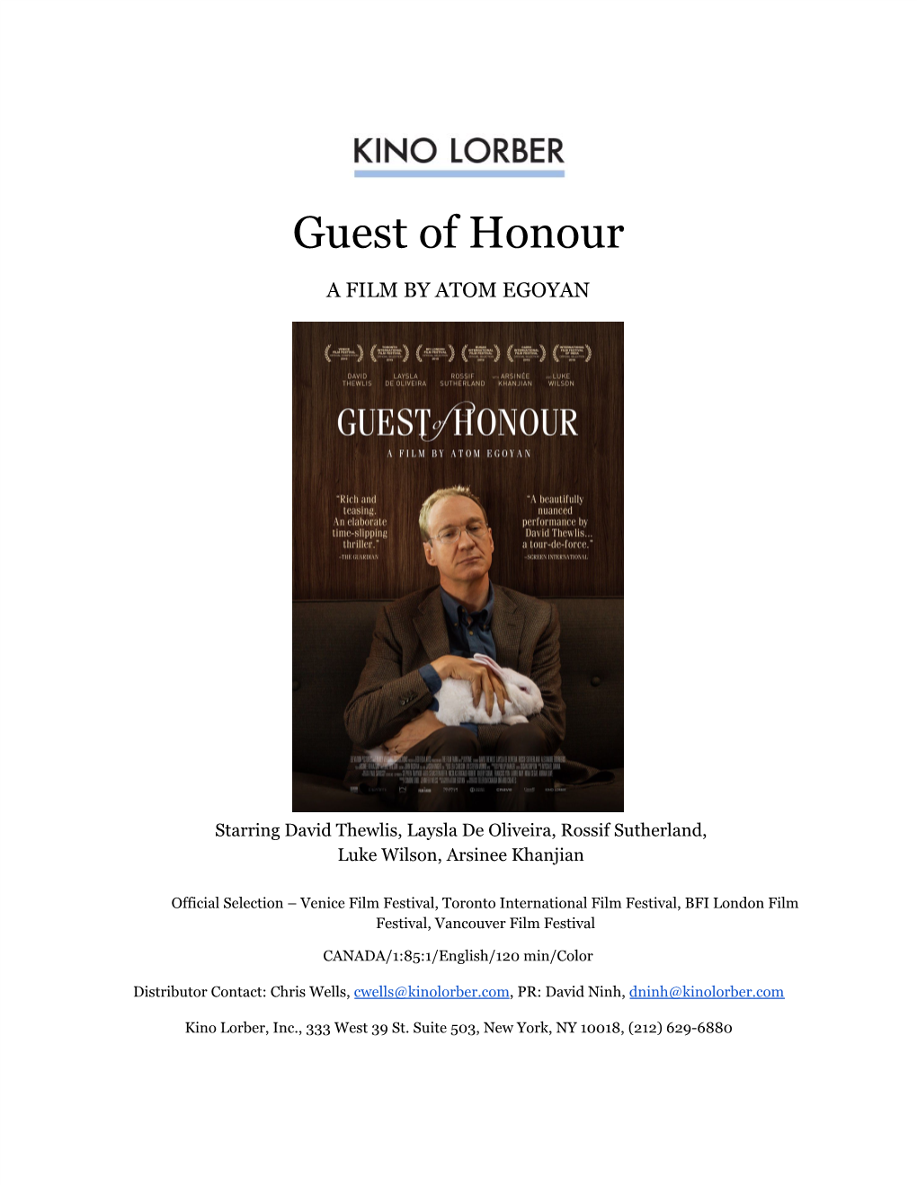 Guest of Honour