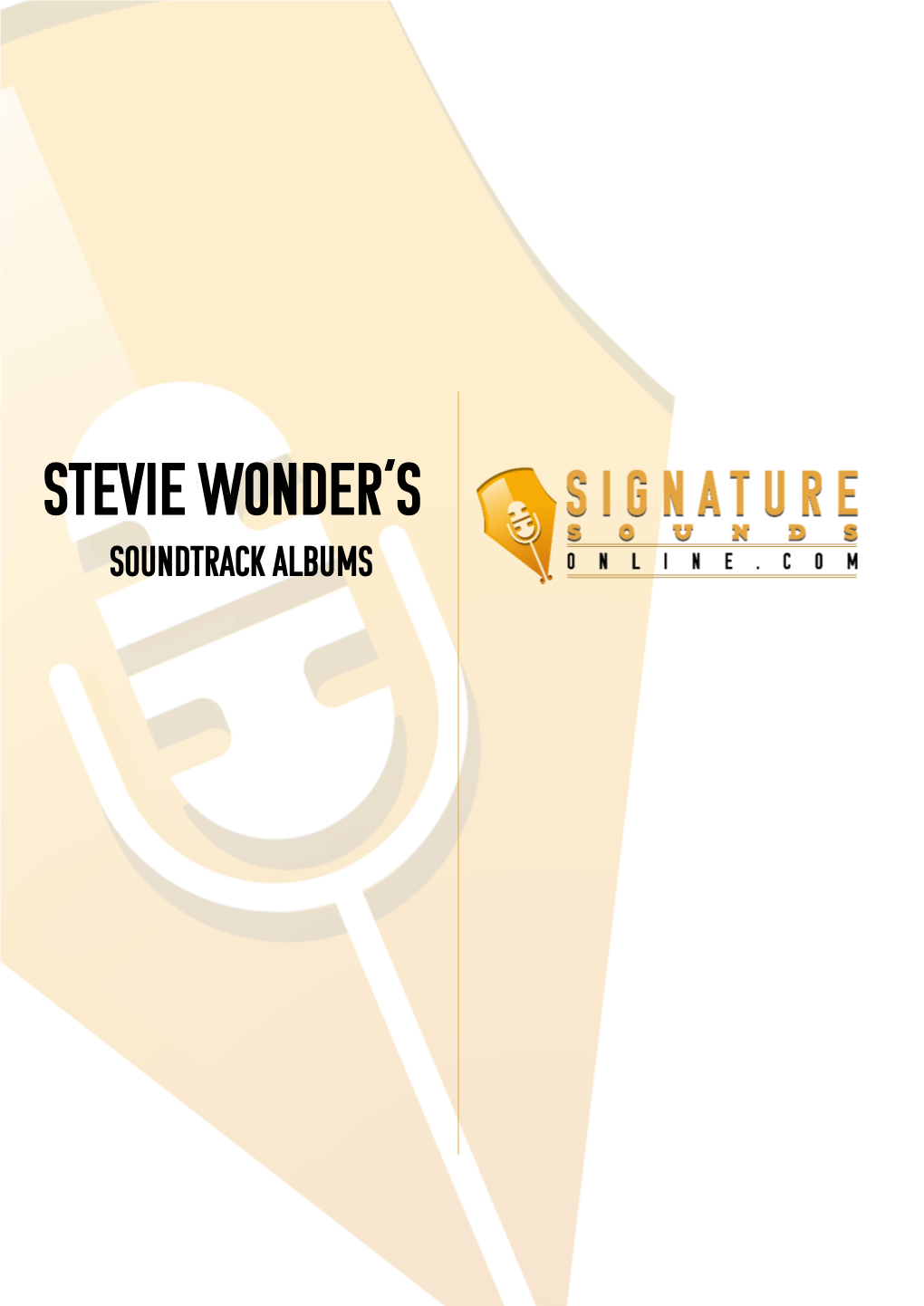 Stevie Wonder Soundtracks Blog Website Version