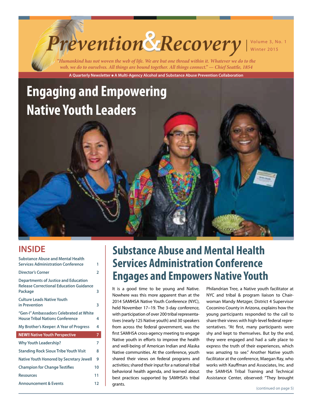Engaging and Empowering Native Youth Leaders