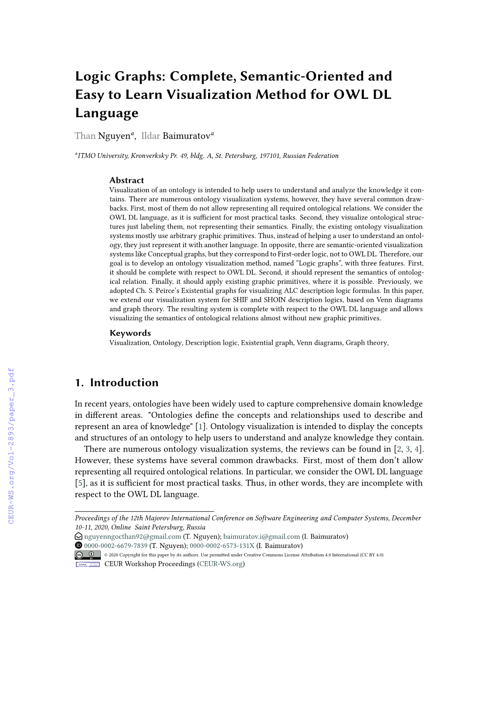 Logic Graphs: Complete, Semantic-Oriented and Easy to Learn Visualization Method for OWL DL Language