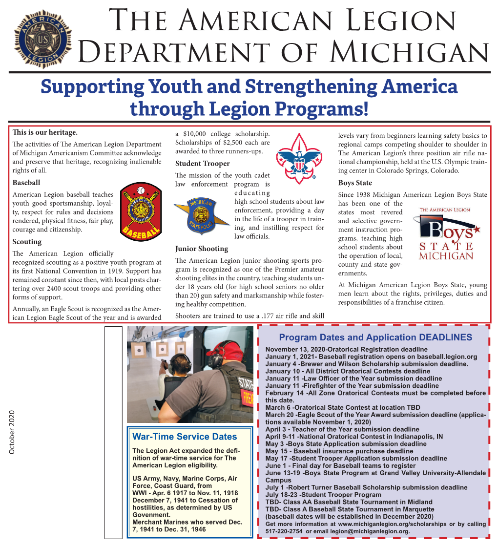 American Legion Legacy Scholarship