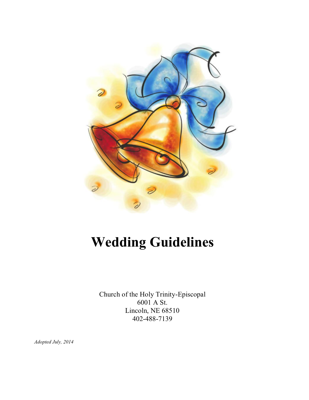 Wedding Guidelines