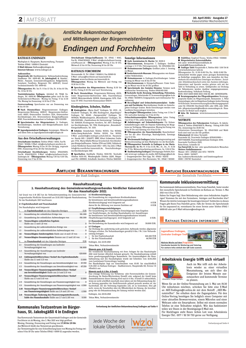 Amtsblatt Endingen Forchheim 30.04.2021.Pdf