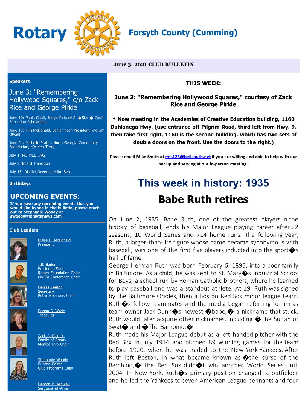 June 3 2021 RCFC Bulletin.Pdf