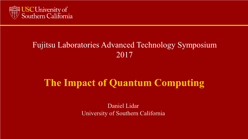 Quantum Computing