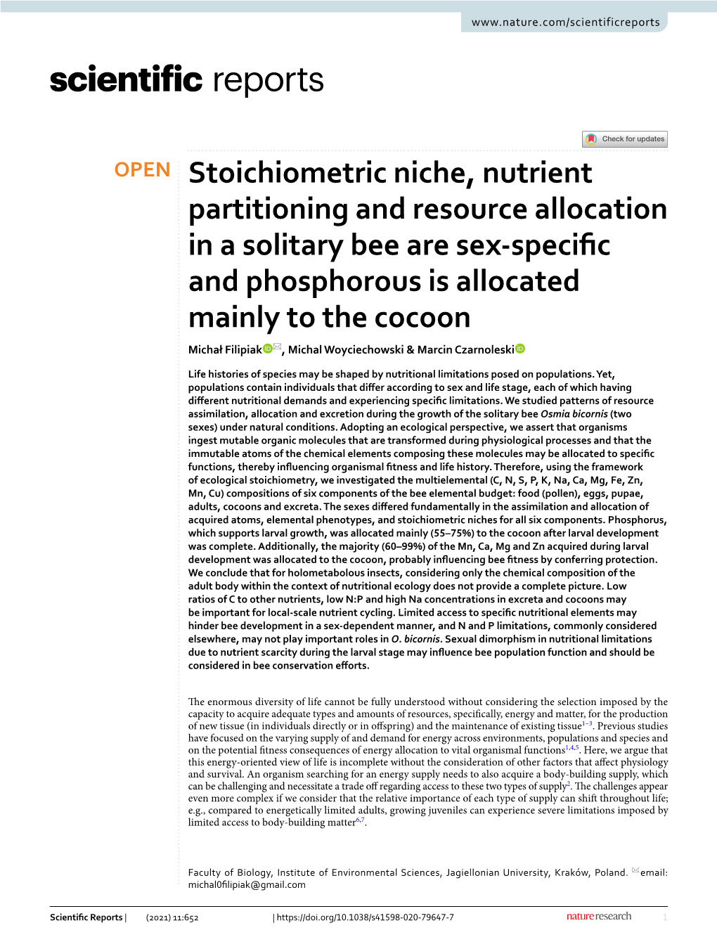 Stoichiometric Niche, Nutrient Partitioning and Resource Allocation