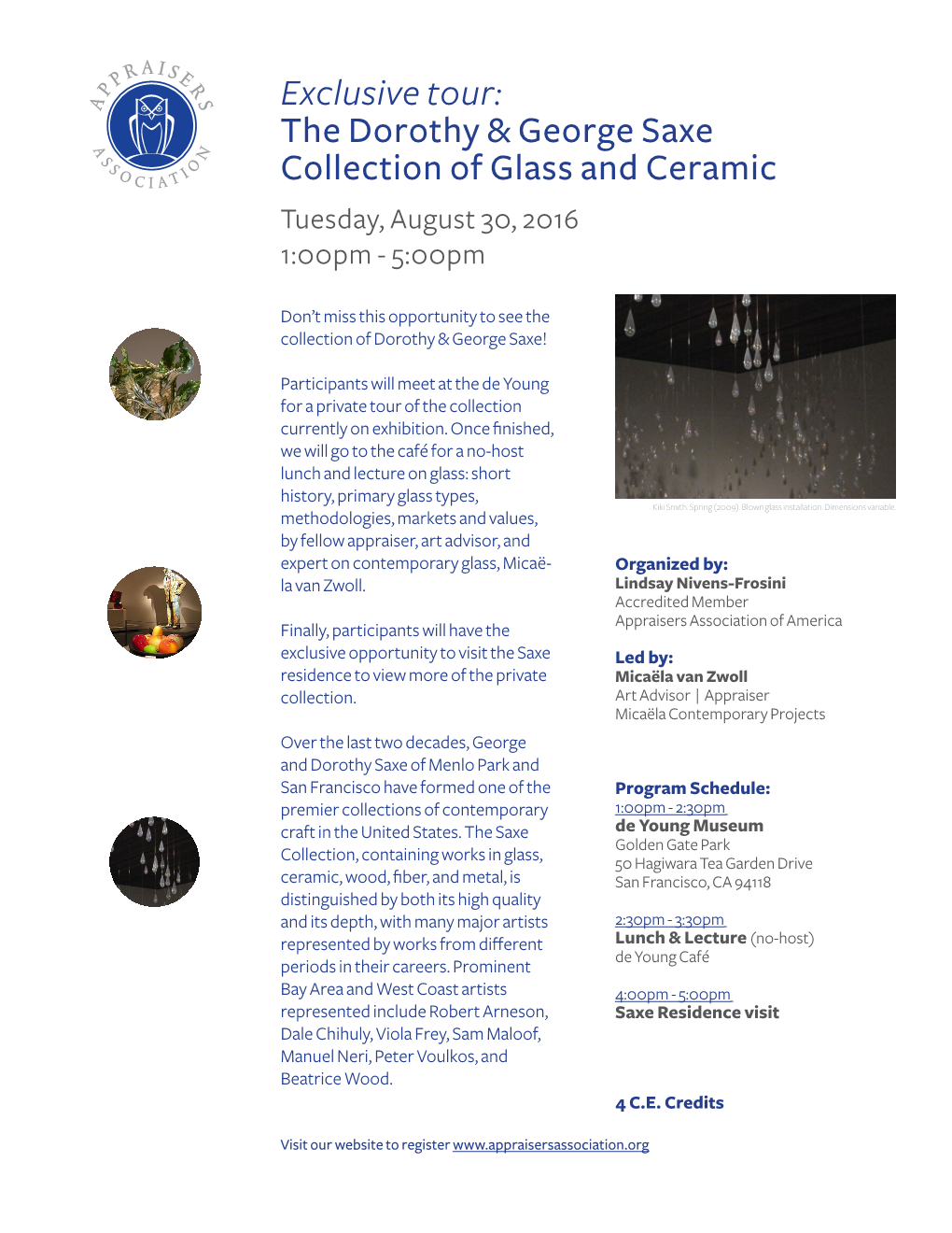 Exclusive Tour: the Dorothy & George Saxe Collection of Glass and Ceramic
