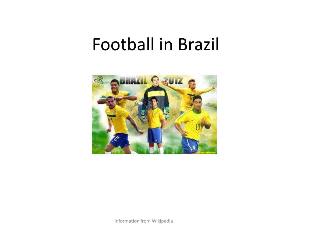 Football in Brazil