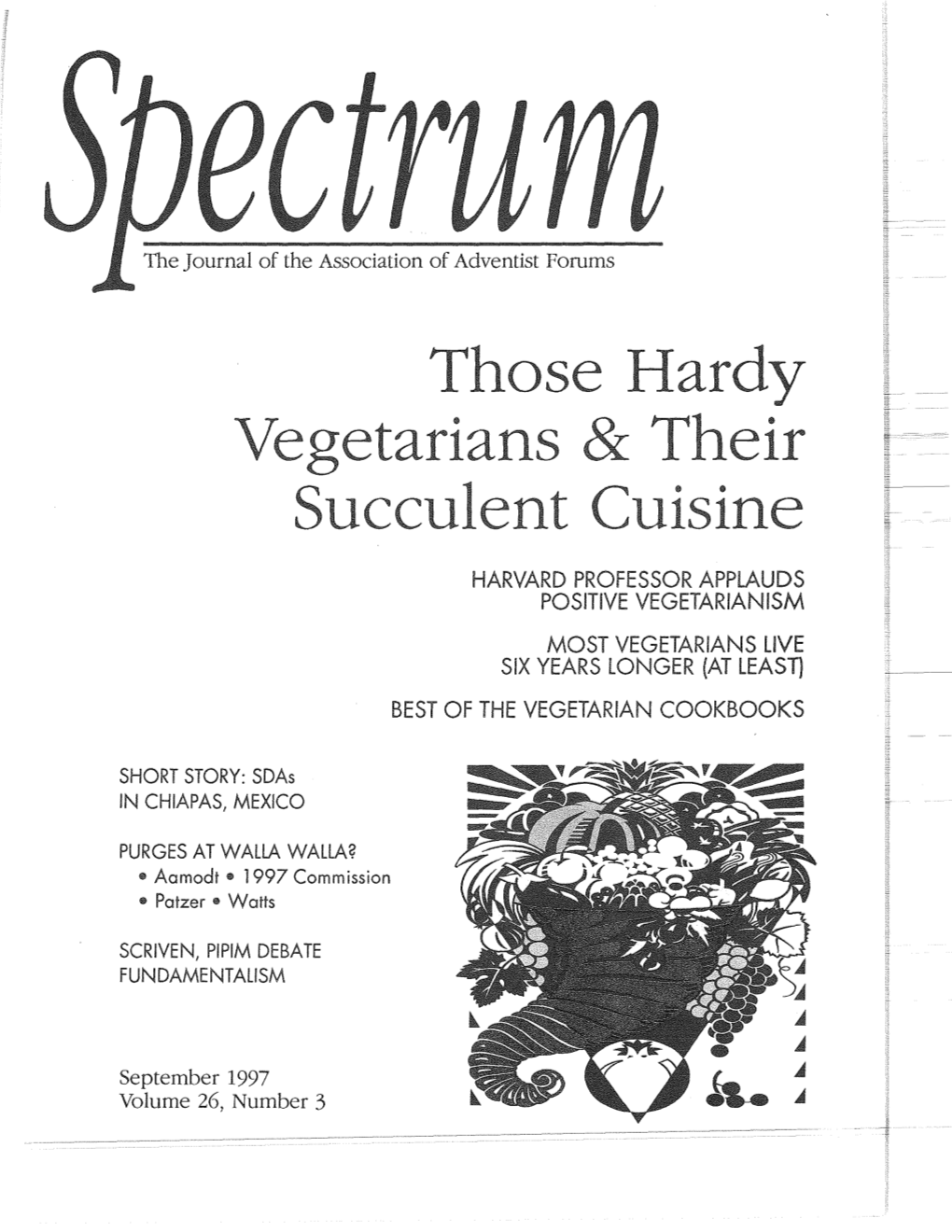 Those Hardy Vegetarians Their Ucculent Cuisine