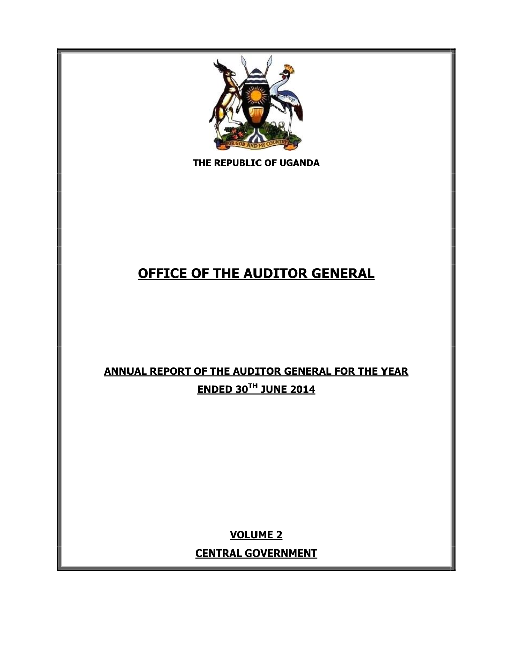 Office of the Auditor General