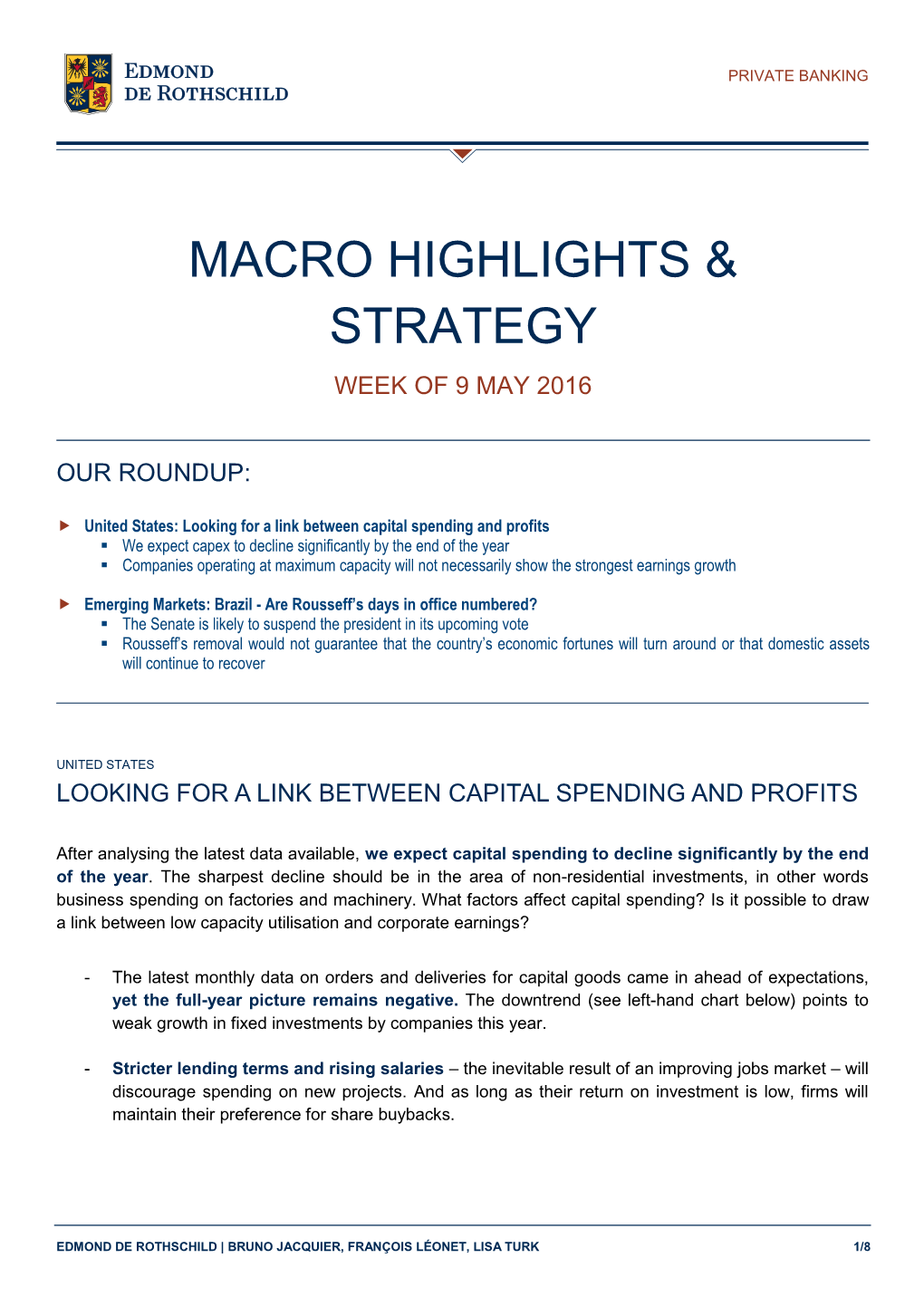 Macro Highlights & Strategy